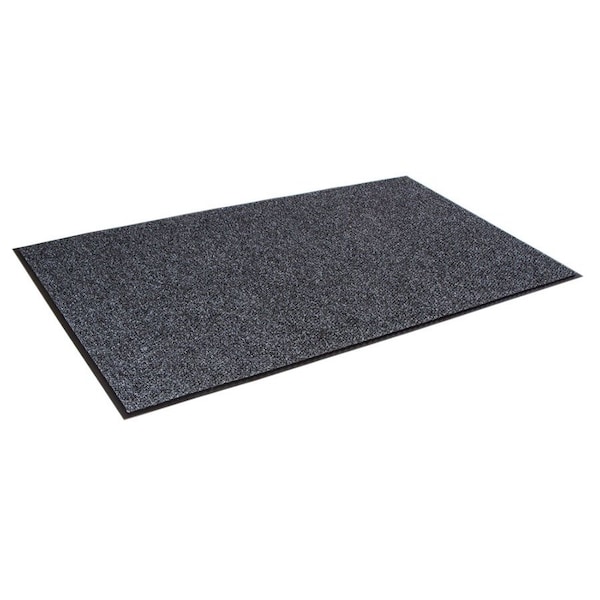 Scraper/Wiper Mat, Polypropylene fiber, 1/2" Thick, Anthracite, 3' W x 8' L
